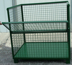 Rack-Caisse grillagé gerbable Modène 2